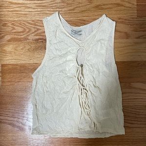 Urban Outfitters Anita Tie Front Top